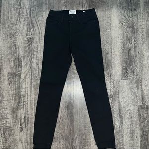 FRAME Black Skinny Jeans